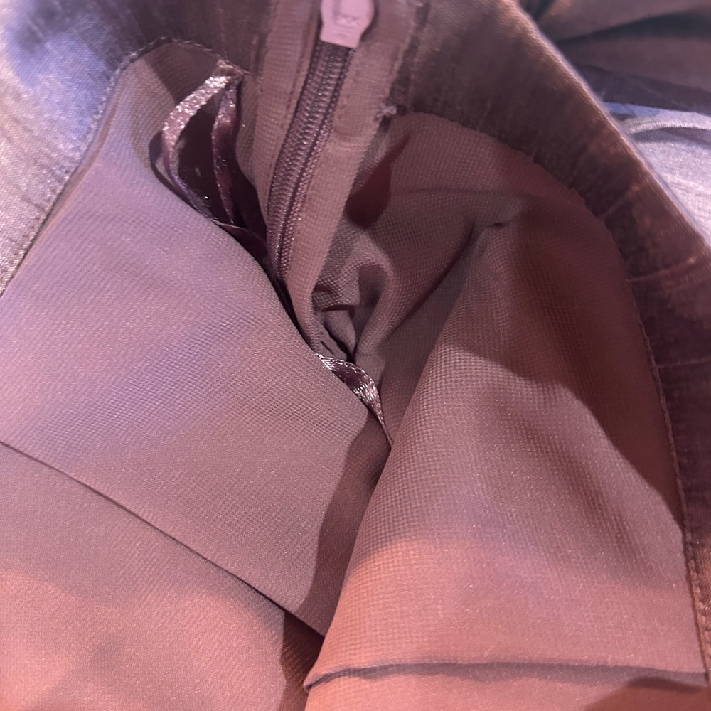 Sachin & Babi x Anthropologie Tiers Ruffled Indian Wrap-look Shiny Skirt Size 14 - Picture 6 of 7